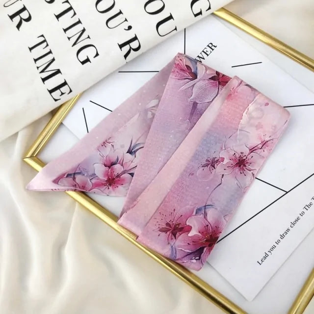 Korean Style Silk Scarf  125CM * 6CM