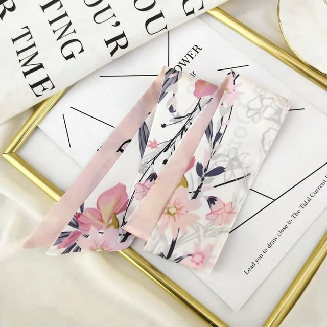 Korean Style Silk Scarf  125CM * 6CM