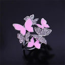  butterfly pinksilver