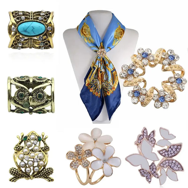 Scarf Rings and Brooches